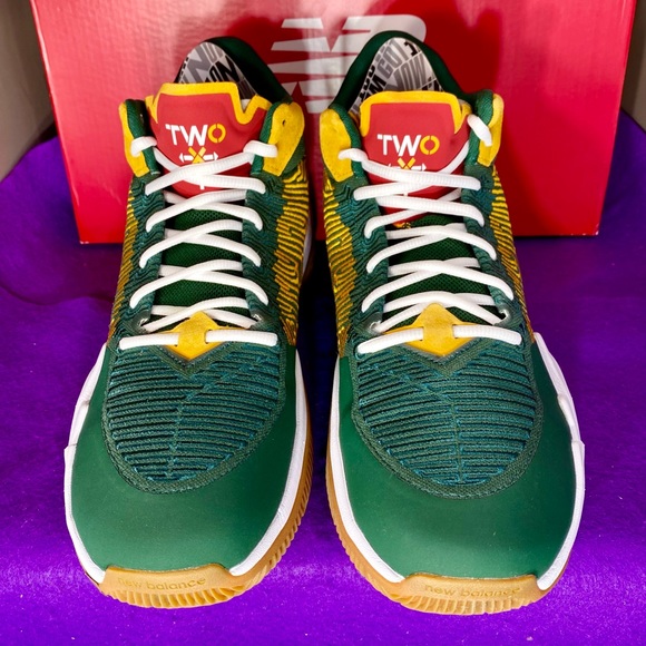 New Balance TWO WXY Dejounte Murray Basketball Shoes BB2WXYSO Sz 8.5 NIB Green - Picture 3 of 12